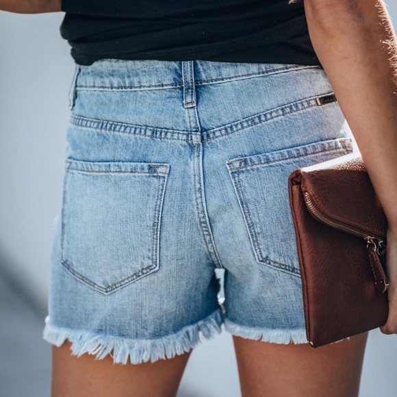 KANCAN High Rise Cut off Shorts - Picture 2 of 7